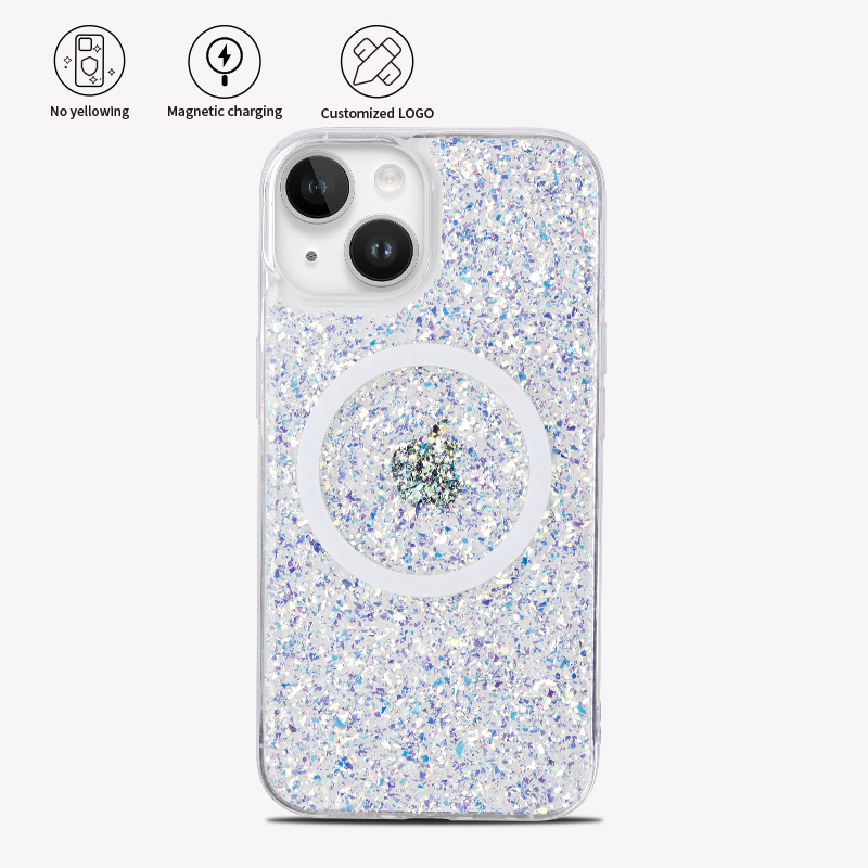 Flashing magnetic Phone Case