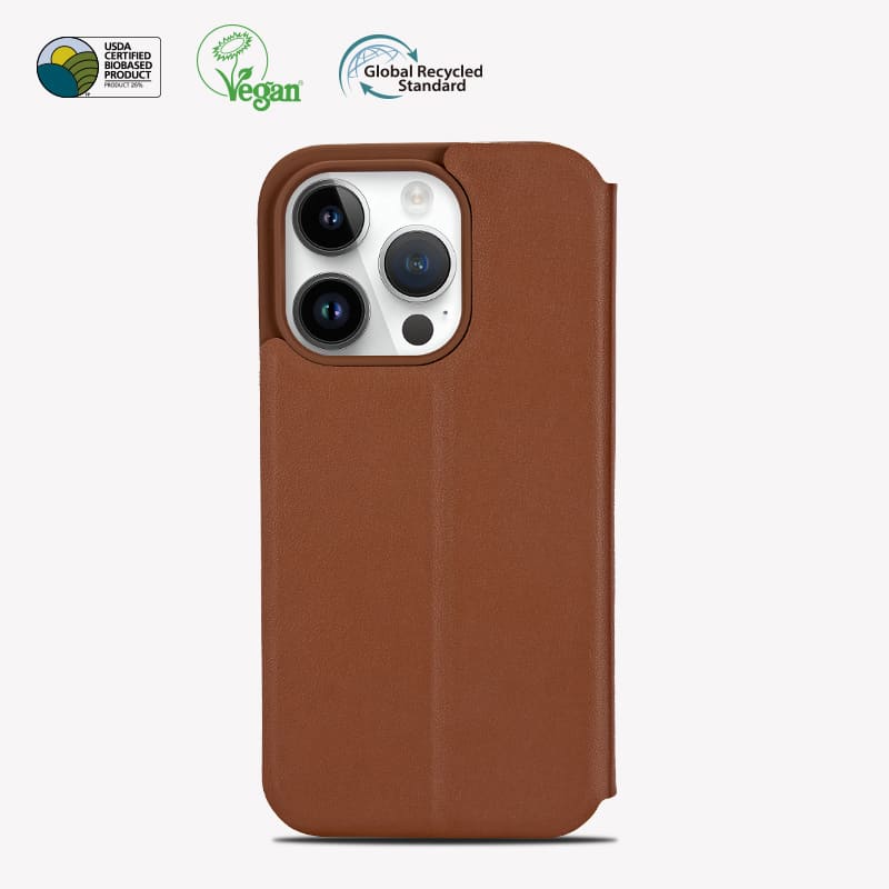 Magnetic split leather phone case Stand model